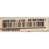 KIT DE TARJETAS PARA TV LG / MAIN EBT66708001 / EAX69120304 / FUENTE EAY65769302 / LGP86T-20U1 / EPCD28CA1B / 3PCR02660B / T-CON 6871L-5532D / 6870C-0748C / 5532D / PANEL NC860DQF-AAGR5 / MODELO 86UN9070AUD.BUSWLKR